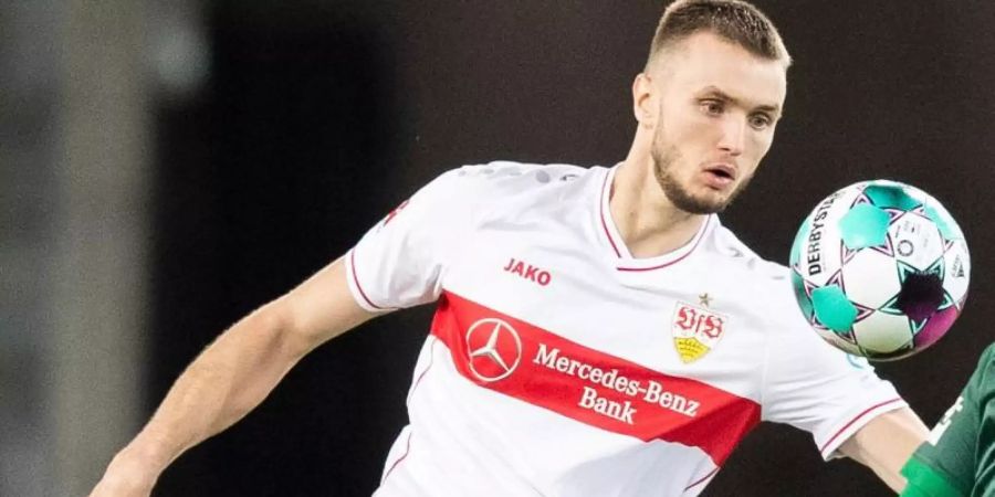 Sasa Kalajdzic wird dem VfB Stuttgart wahrscheinlich mehrere Wochen fehlen. Foto: Tom Weller/dpa