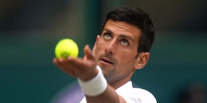 Wird für Serbien an den Olympischen Spielen teilnehmen: Novak Djokovic in Aktion. Foto: Adam Davy/PA Wire/dpa Wird für Serbien an den Olympischen Spielen teilnehmen: Novak Djokovic in Aktion. Foto: Adam Davy/PA Wire/dpa