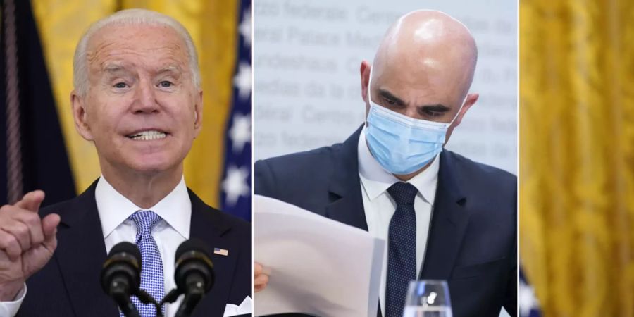 Joe Biden Alain Berset