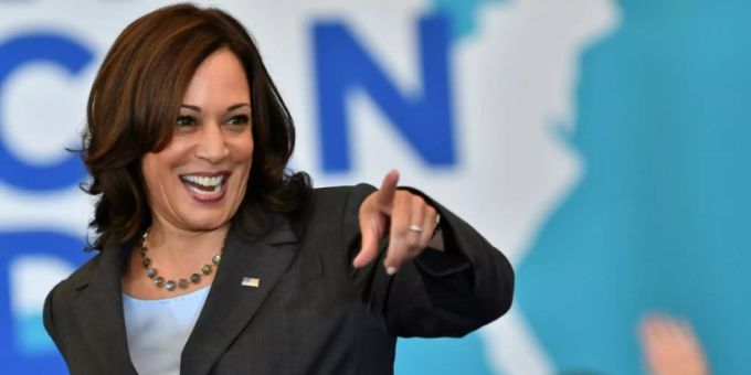 Die US-Vizepräsidentin Kamala Harris. Vizepräsidentin Kamala Harris