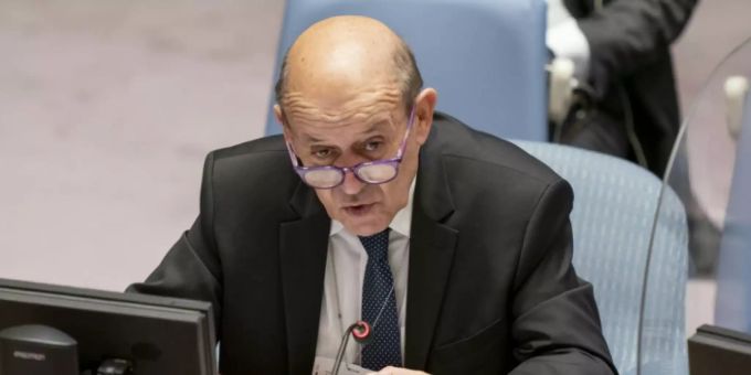 Französischer Aussenminister Le Drian Französischer Aussenminister Le Drian