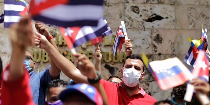 Proteste in Kuba Venezuela