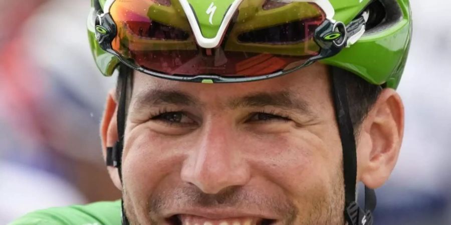 Mark Cavendish ist Favorit auf den Tagessieg. Foto: Christophe Ena/AP/dpa