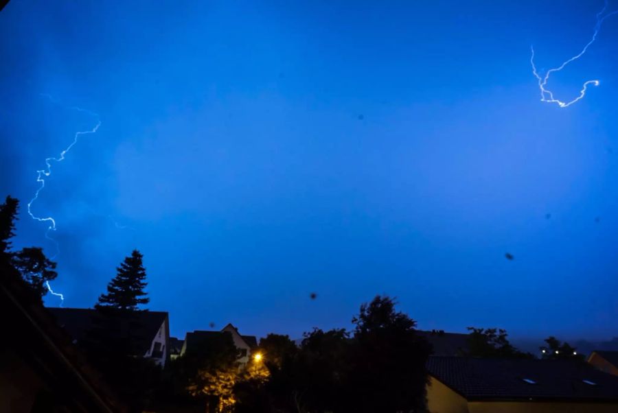 In der Nacht auf Sonntag stürmte es gewaltig.