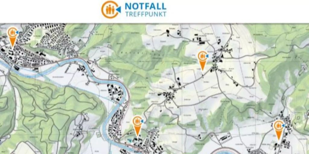 Notfalltreffpunkte der Gemeinde Zell ZH