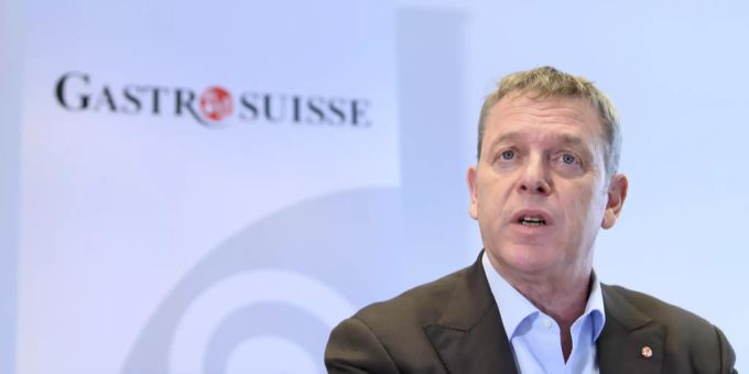 Casimir Platzer, Präsident von Gastrosuisse, hält nicht viel von Corona-Einschränkungen im Gastgewerbe. Coronavirus Casimir Platzer