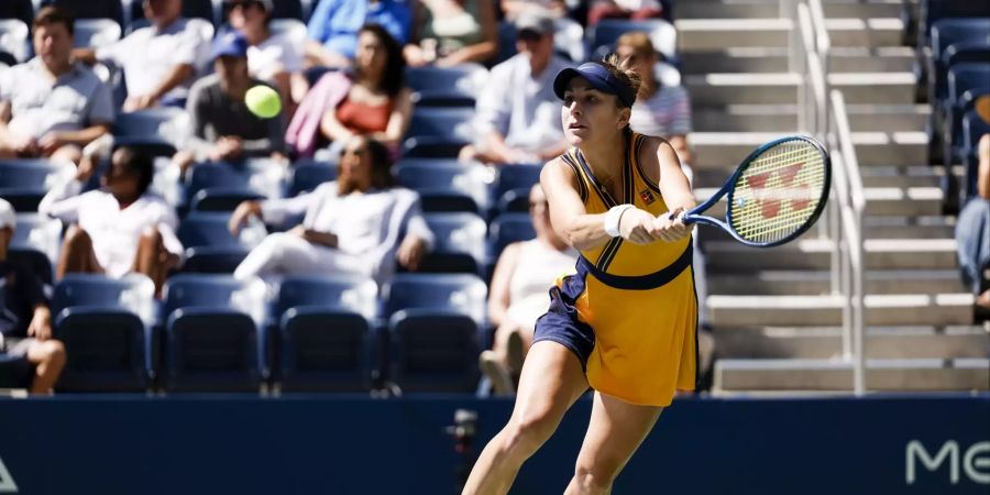 Belinda Bencic im Einsatz an den US Open.