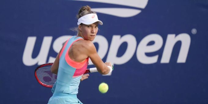 Voller Fokus auf den Ball: Viktorija Golubic will nun auch an den US Open für Furore sorgen. (Archivbild) Viktorija Golubic