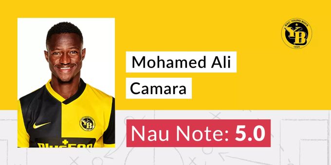 Die Nau.ch-Note für Ali Camara von YB. YB