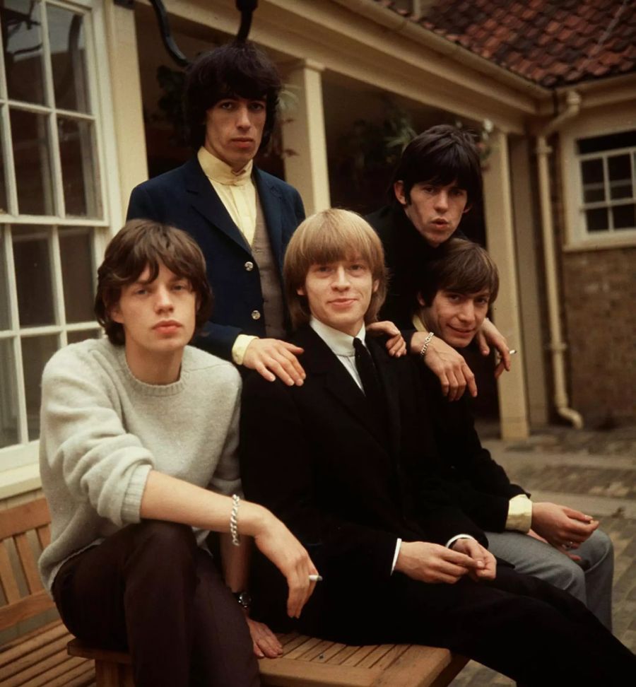 Von links: Mick Jagger, Bill Wyman, Brian Jones, Keith Richards und Charlie Watts 1964.