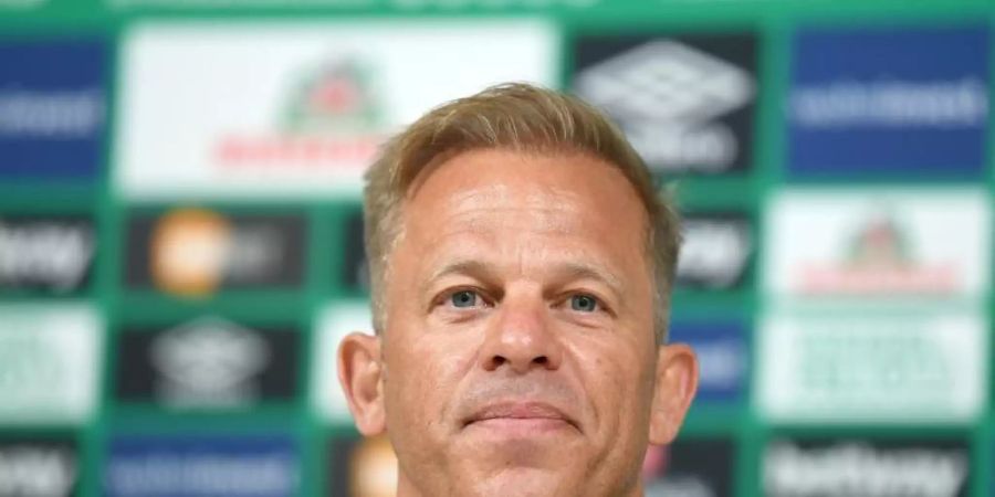 Werder-Trainer Markus Anfang ist gebürtiger Kölner. Foto: Carmen Jaspersen/dpa-Pool/dpa