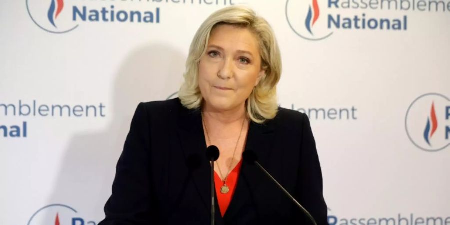 Le Pen hofft auf Wiederwahl