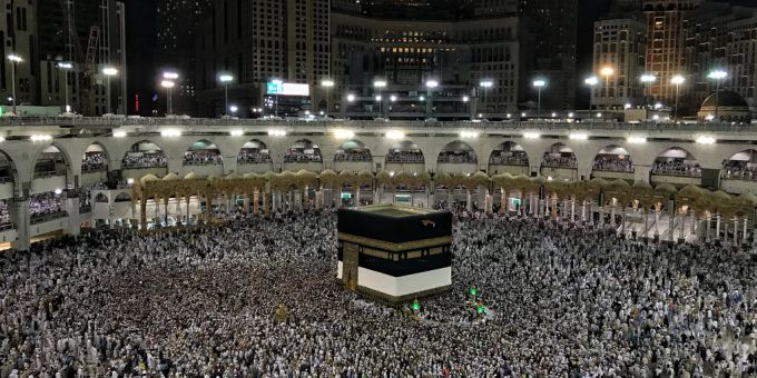 Mekka in Saudi-Arabien ist für gläubige Muslime die wichtigste Stadt der Welt. ramadan fastenzeit