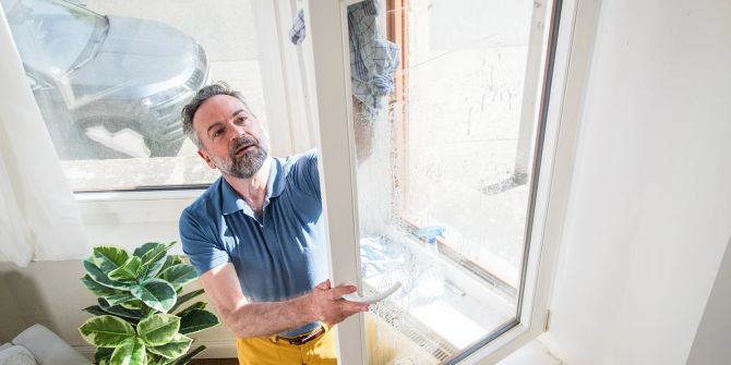 Fenster Winterdreck befreien Wohnung