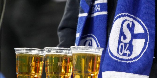 Bier im Stadion Revierderby