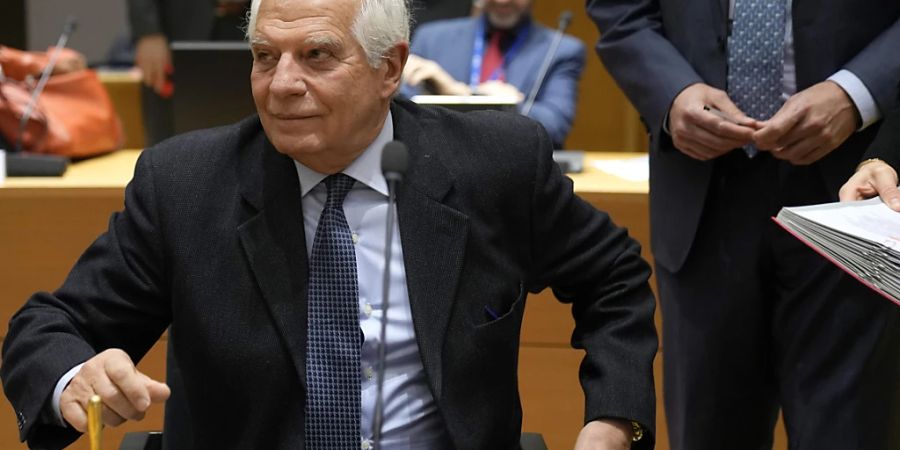 Der Hohe Vertreter der EU für Aussen- und Sicherheitspolitik Josep Borrell in Brüssel. Foto: Virginia Mayo/AP/dpa