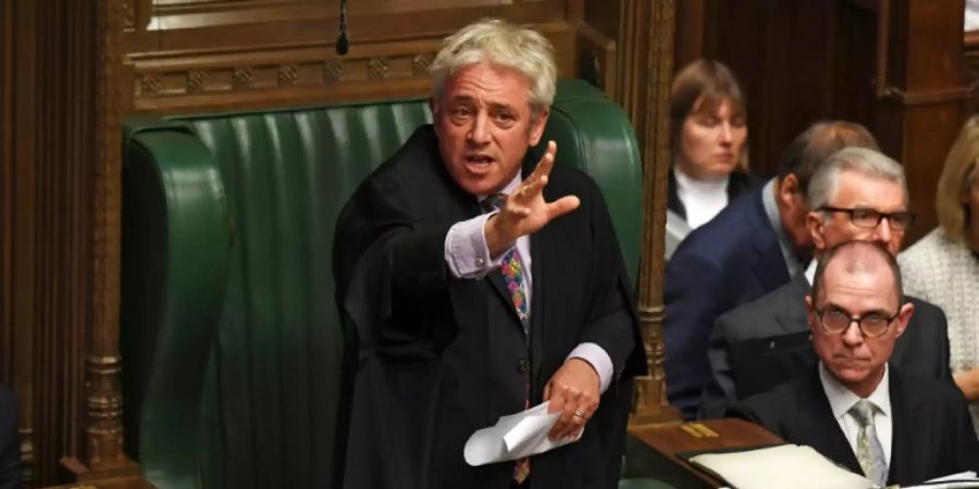 John Bercow im Unterhaus
