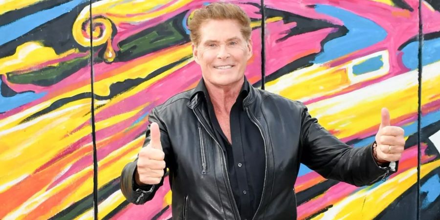 US-Schauspieler und Sänger David Hasselhoff