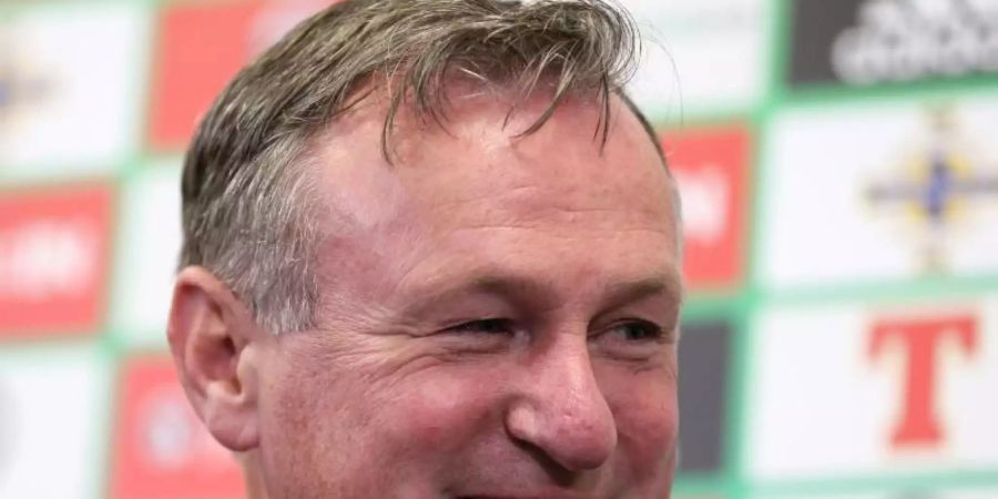Freut sich auf das Duell mit dem DFB-Team: Nordirland-Coach Michael O'Neill. Foto: Brian Lawless/PA Wire