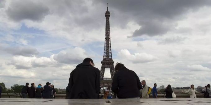 Der Eiffelturm in Paris. Paris