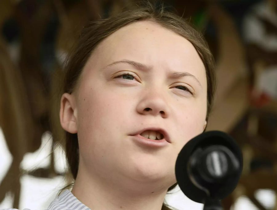 Greta Thunberg setzt