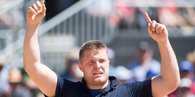Michael Wiget gewinnt Eidgenössischen Kranz Michael Wiget