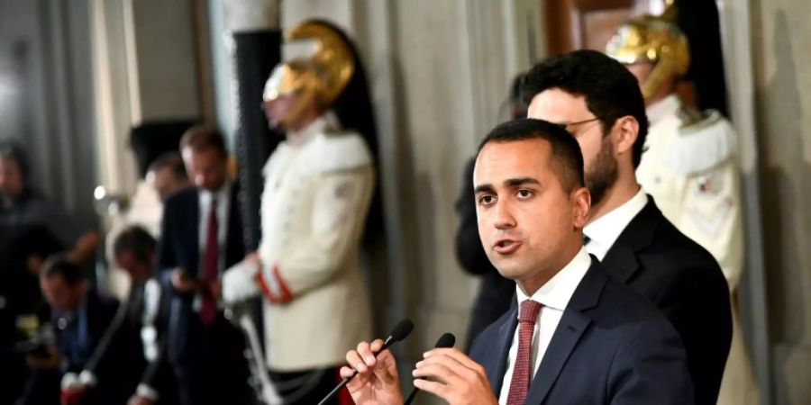 Fümf-Sterne-Chef Luigi Di Maio