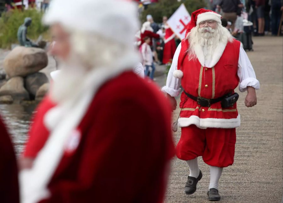 Weihnachtsmännerkongress in Kopenhagen