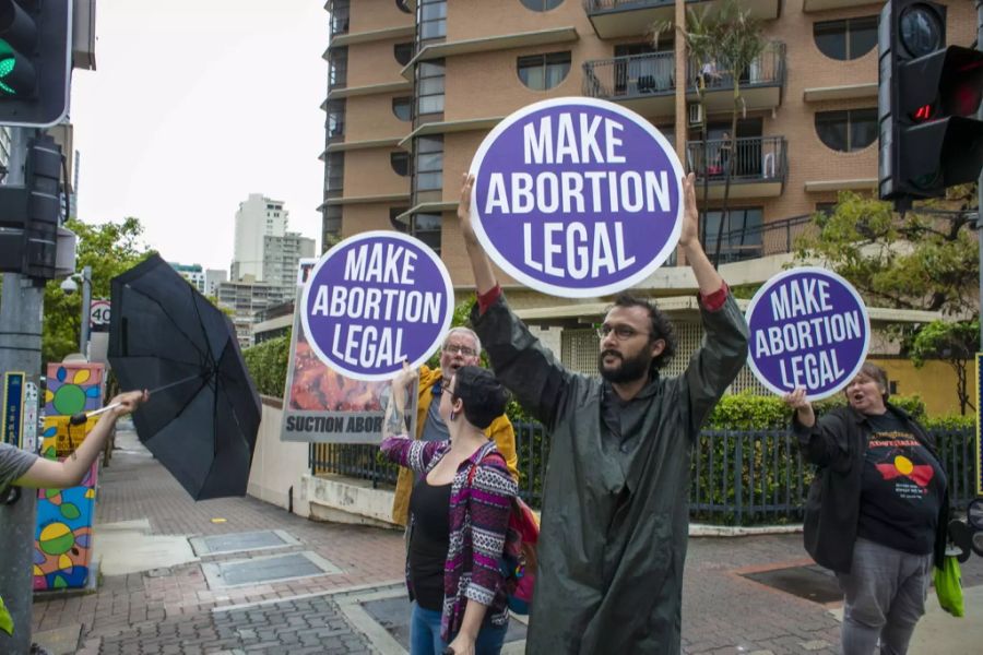 Abtreibung Protest australien