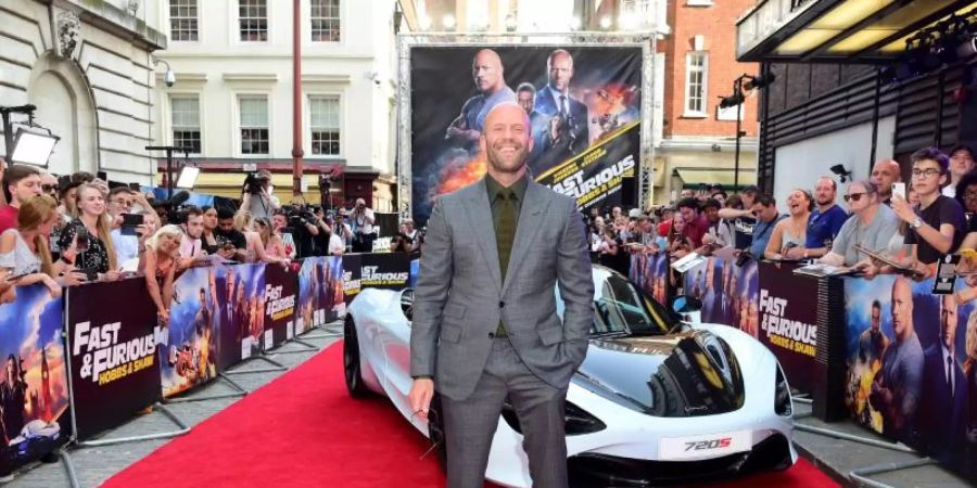 Jason Statham ist durch die Geburt seines Sohnes weicher geworden. Foto: Matt Crossick/PA Wire