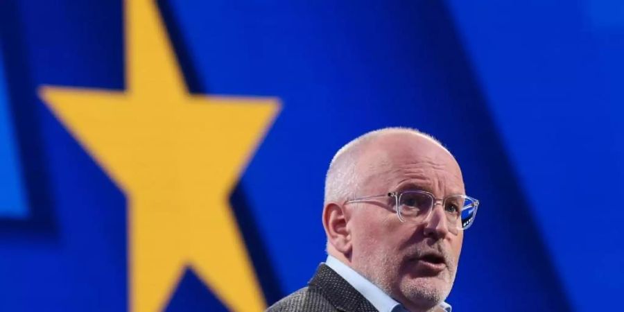 Wird Sozialdemokrat Timmermans Nachfolger von Juncker? Der EU-Sondergipfel muss entscheiden. Foto: XinHua