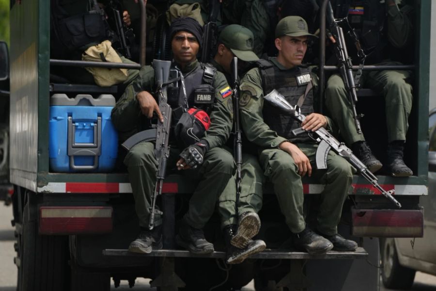 Soldaten Gefängnis Tocorón Venezuela