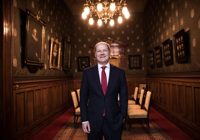 Olearius traf sich wiederholt mit dem damaligen Hamburger Bürgermeister und heutigem Bundekanzler Olaf Scholz. (Archivbild) Olaf Scholz Bürgermeister Hamburg