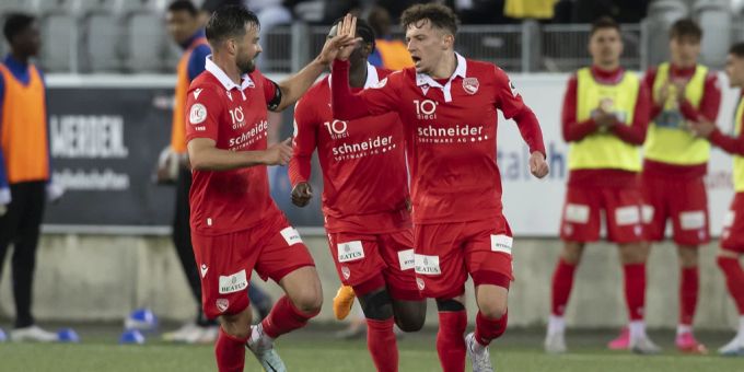 Die Thuner dürfen in Bellinzona über einen weiteren Sieg jubeln. FC Thun