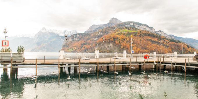 Brunnen am Vierwaldstättersee. - Kanton Schwyz Brunnen am Vierwaldstättersee. - Kanton Schwyz
