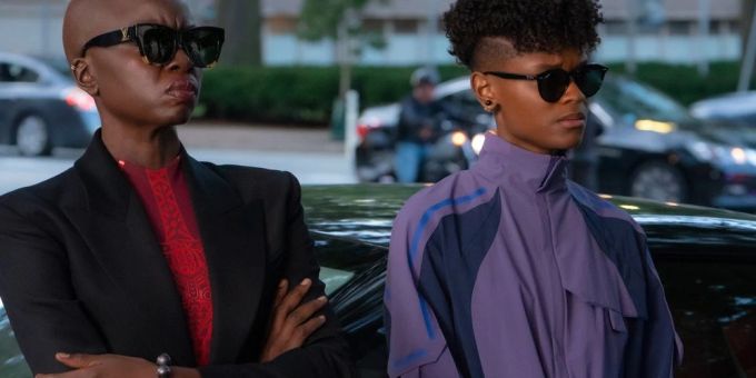 Okoye (l.) und Shuri in «Black Panther: Wakanda Forever». Okoye (l.) und Shuri in «Black Panther: Wakanda Forever».