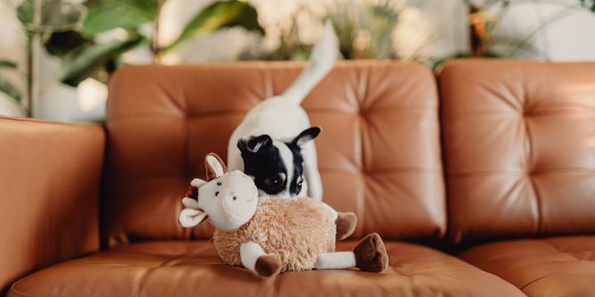 Hund Sofa Plüschtier Schaf Spielen