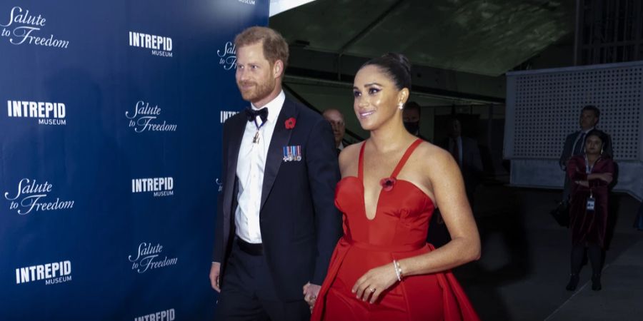 Meghan Markle und Prinz Harry bei einem Auftritt.