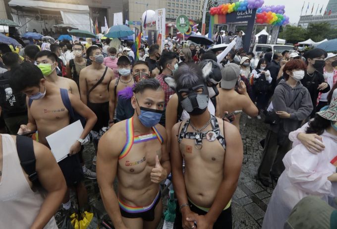 Teilnehmer der Taiwan Pride. LGBT