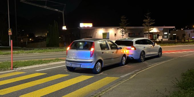 Trübbach SG: Auffahrkollision bei Autobahnausfahrt. Trübbach SG