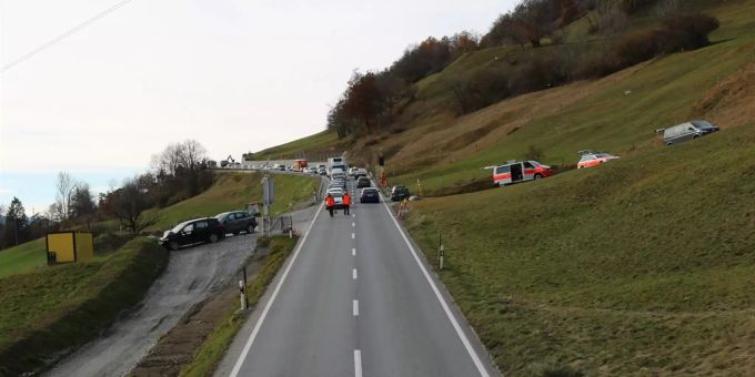 Verkehrsunfall in Tamins Verkehrsunfall