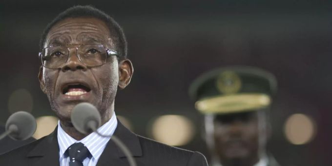 Teodoro Obiang Nguema Mbasogo, der Präsident Äquatorialguineas und Vater von Teodoro Obiang Nguema Mangue. (Archivbild) teodoro obiang nguema mangue