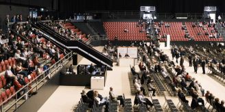 Gemeinde - St. Jakobshalle in Basel wird weiter modernisiert