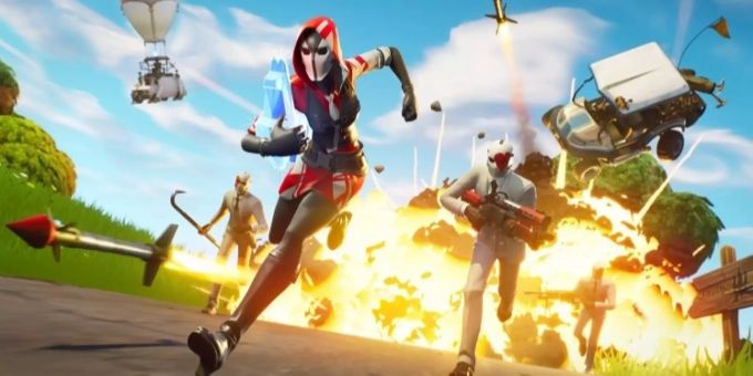 Im Battle Royale geht es auch rasant und explosiv zu und her. Fortnite
