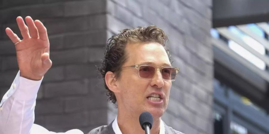 Schauspieler Matthew McConaughey hat jetzt einen Instagram-Account. Foto: Ringo Chiu/ZUMA Wire/dpa