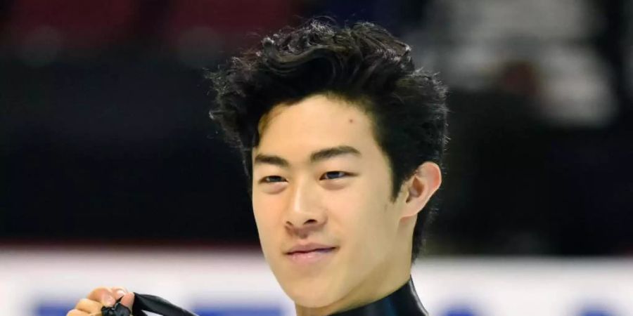 Weltmeister Nathan Chen gewann den Grand Prix in Las Vegas. Foto: -/kyodo/dpa