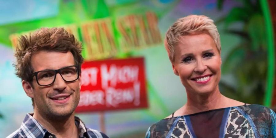 Sonja Zietlow und Daniel Hartwig moderieren die RTL-Dschungel-Show. Foto: Marius Becker/dpa