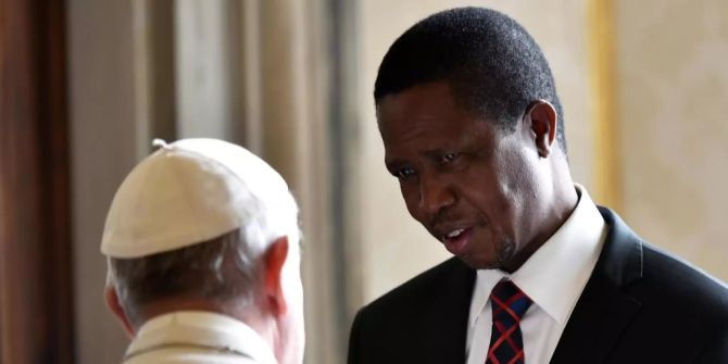 Sambia Präsident Papst