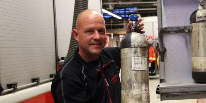 David Nussbaum ist seit über 20 Jahren bei der Feuerwehr. David Nussbaum