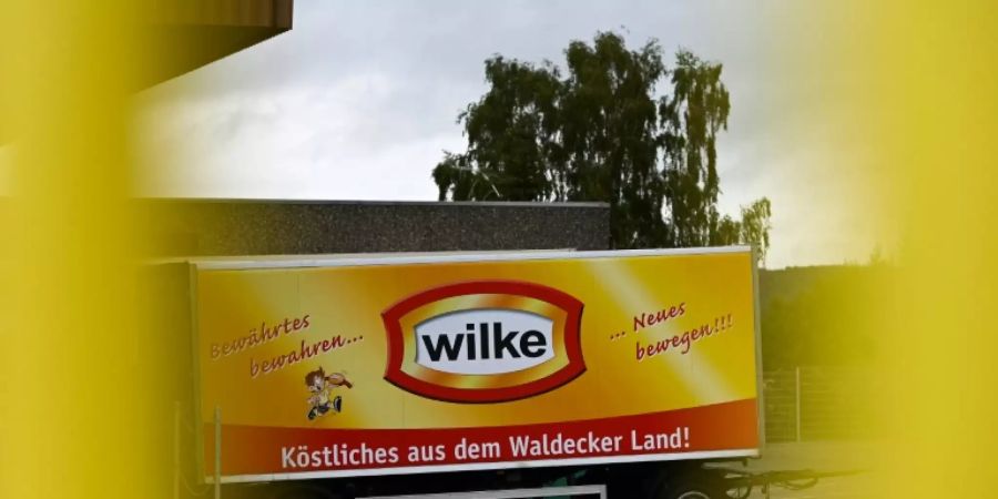 Firmen-Lkw von Wilke